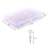 Vicloon Push Pins 300pcs Drawing Pins with Plastic Heads and