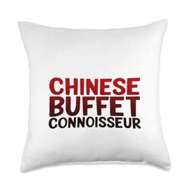 Chinese Buffet Connoisseur . Throw Pillow