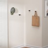 COCOYA 4Pack Metal Wall Hooks, Minimalist Coat Hooks Matte Black