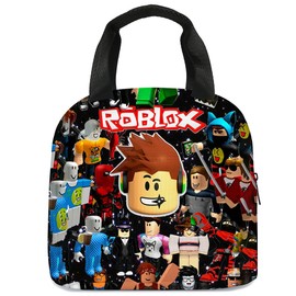 Robblox Lunch Bags, Robblox Thermal Bag, Picnic Bag, Waterproof Lunch Bag, Cute Insulated Reusable Lunch Cooler Bags, Insulated Bag, Camping for Children, Travel, Picnic, School