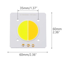100W (Warm White 3200K+Cold White 6500K) Double Color Led SMD COB Integrated Light Source, Led Beads, Led Chip, Led Lamp Bulb for LED Stage Lights
