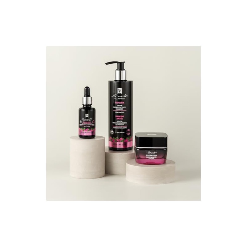 Santo Volcano Spa Bougainvillea Körperlotion, 250ml, mit Hyaluronsäure und Sheabutter,