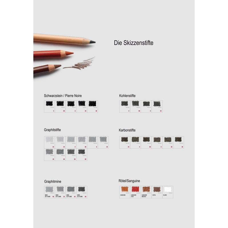 Conté a Paris 2285 Artist Quality Charcoal Pencil for Contrasting