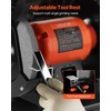 VEVOR Bench Grinder, 8-inch Single Speed, 3450RPM High-Speed Table Grinders