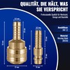 Poppstar Compressed Air Hose 5 m (Hybrid PVC with Fabric,