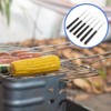 4Pcs Telescoping Marshmallow Roasting Sticks, Stainless Steel Barbecue Fork Bonfire