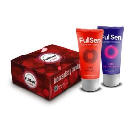 Promoción Fullsen Mix Lubricantes Estimulante Natural 2 Pack Sabor Sin sabor