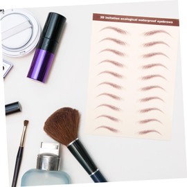 Baluue Eyebrow Tint Stickers for Quick Easy Shaping Realistic Brown Eyebrow Peel off Transfer for Missing or Poorly Shaped Brows