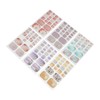 TOVINANNA 6 Sheets Foil Nail Art Stickers Creative Manicure Decals