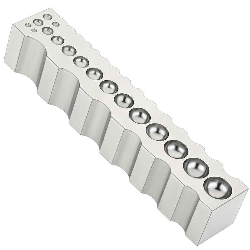 Splenor Tools Steel 8" Multi Purpose Swage Forming Block -