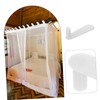 Hohopeti 4pcs Bed Net Rod Foot Presser Brackets Practical Nonskid