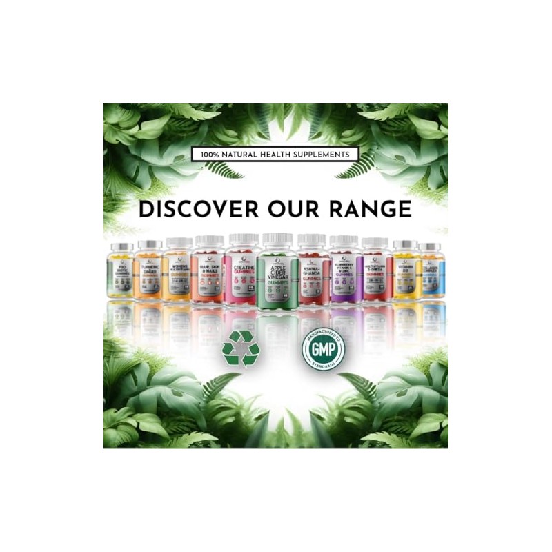 SASH Vitality Creatine Gummies | 90 Gummies | 5000mg Premium