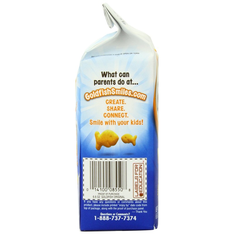 Pepperidge Farm Goldfish, Original , 6.6-ounce bag (pack of 8)