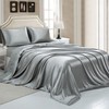 Satin Flat Sheet Only, Full Flat Sheet, 1 - Piece