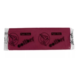 Colibri 100 Pliegos Papel China, Color Vino