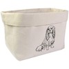 Large 'King Charles Spaniel' Canvas Organiser/Storage Bag (OR00008918)