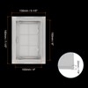 PATIKIL 4x4 inch(95x95mm) Removable Hinged Access Panel, ABS Plumbing Access