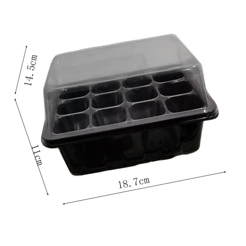 ANCLLO 5 Pack Seedling Starter Trays 60 Cells Mini Plant