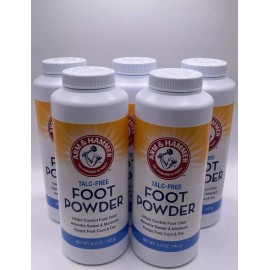 Arm & Hammer 5  Arm & Hammer Powder  Feet Odor Control Foot Powder Talc Free  5 oz Foot Odor