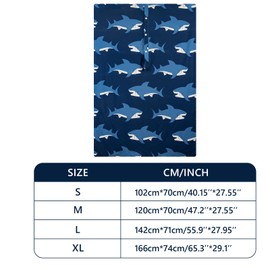 Sensory Sock Body Sock -Blue Whale Exercise Elastic Full Body Sock Suitable for ADHD and Autism Stress and Anxiety Relieve, Deep Pressure Stimulation (XL-65x29in(166x74cm))