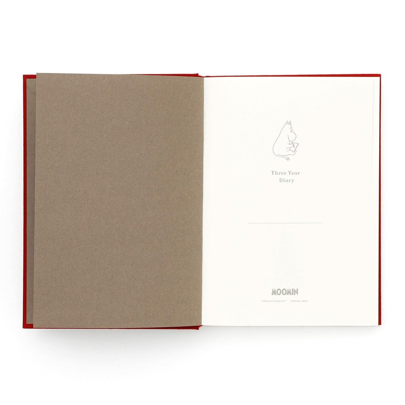 Moomin Three Year Diary Moomin 3 Year Diary, Red