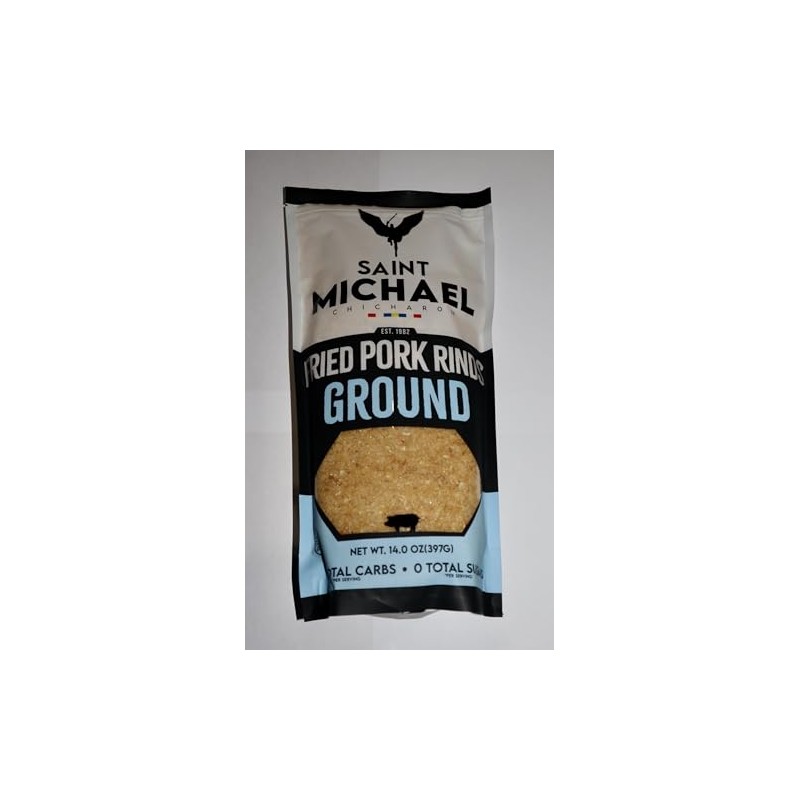 St. Michael's Ground Chicharon Fried Pork Rinds Ground Pack 14