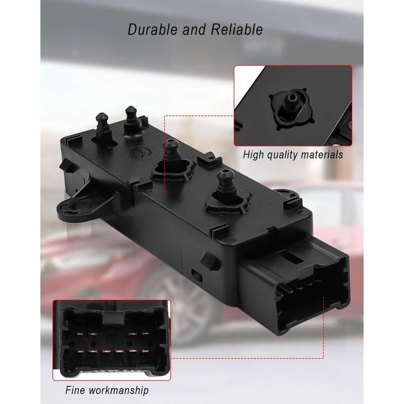 Power Seat Control Switch Replace 87066-4HA0A 870664HA0A, 8 Way Driver