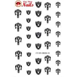 One Stop Nails Las Vegas Waterslide & Clear Vinyl PEEL and STICK nail decals/sticker - 004, Waterslide