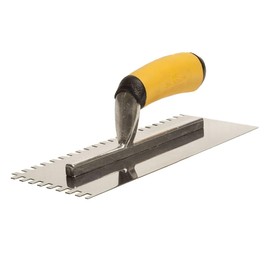 Master Wholesale Top-Notch Stainless Steel Square Notch Trowel (1/4'' x 3/8'')