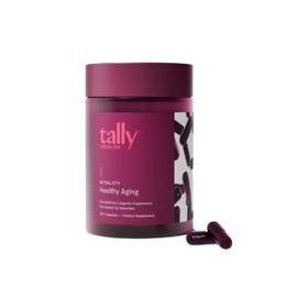 Tally Health - Vitality Longevity Supplement | Spermidine, Fisetin, Quercetin, Resveratrol | Supports Energy & Cell Renewal | 120 Capsules, 30-Day Supply