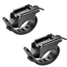 OTIMORA Bicycle Light Holder Rubber Band Set of 2 Bicycle Light Bike Clip Holder Cycling Accessories Adjustable Headlight Easy Installation Drop Prevention Replacement Light Bracket