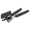 1x Black Deluxe Metal Can Opener - Manual Butterfly Kitchen