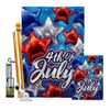 Celebrate 4th of July Garden House Flag - Kit Patriotic