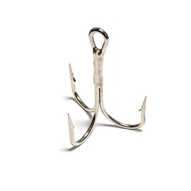 Treble Hooks 3X Strong Nickel Size 7/0 100 Pieces
