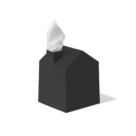 Umbra Casa Tissue Box Cover, Black