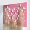 Lanshii Acrylic Hair Extension Organizer Hair Extension Placement Board with