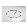 Roper Rhodes Ellipse Dual Flush Plate Button Chrome for TR9001