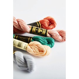 DMC 115 5-608 Pearl Cotton Thread, Bright Orange, Size 5