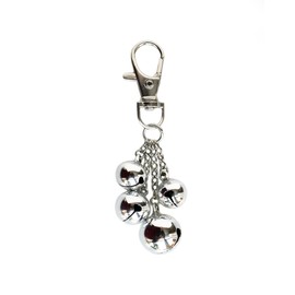 Bear bells Bell Keychain Pet dog Bells Silver