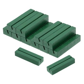 PATIKIL Wood Place Card Holder, 12 Pieces Table Number Holder, Name Card Stand for Photo Menu Display, Wedding Ceremony, Birthday Party Decorations, Green