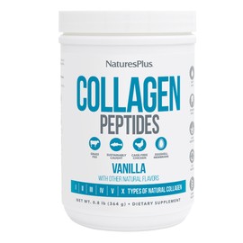 Natures Plus Natures Plus Collagen Peptides, Vanilla - 0.8 lb Powder - Hair, Skin, Nail & Joint Health, Immune System Support - Non-GMO, Gluten Free - 14 Servings