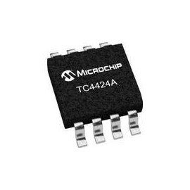 MICROCHIP TECHNOLOGY TC4424AVOA TC4424 Series 4.5 A 18 Vmax 2.5 Ohm Dual Non-Inverting MOSFET Driver - SOIC-8 - 10 item(s)