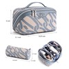 BOYATU Travel Makeup Bag for Women: Large Capacity 3-Piece Cosmetic