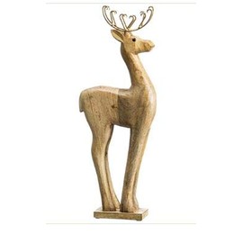 Allstate Reindeer 22" Wooden Natural