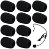 Pack of 10 Pop Protection Microphone, Microphone Windscreen, Lavalier Windscreen,