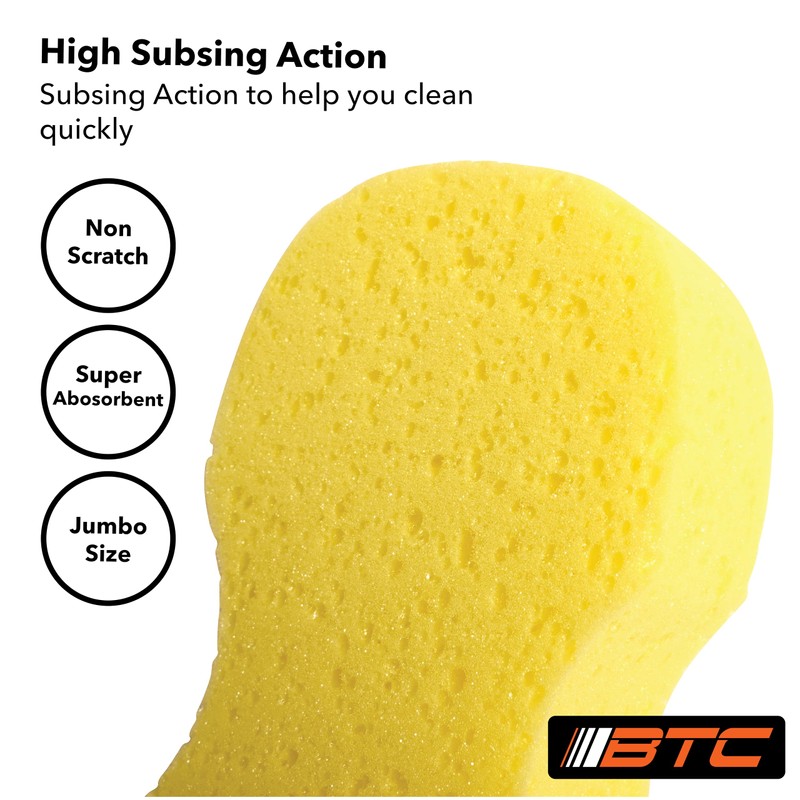 Duramax Jumbo Car Sponge, 22.5 cm x 10.5 cm x