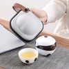 Sizikato Tea for One Teapot and Cup Set, Cute Panda
