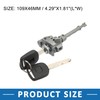A ABSOPRO Driver Side Door Lock Cylinder Set Kit with