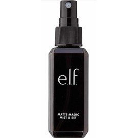 E.l.f. Matte Magic Must & Set, Fijador De Maquillaje En Spra Tono Del Primer Transparente