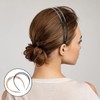 Luxshiny 2pcs Plastic Headband Double Row Headband Toothed Hair Hoops